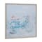 Blue Polystone French Country Framed Wall Art, 24" x 23"